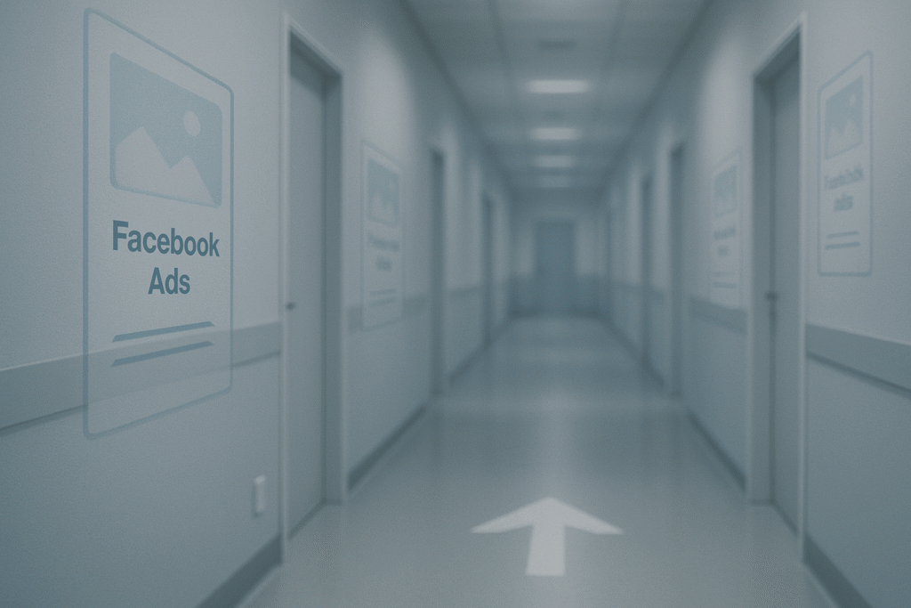 Digital advertising plateau experienced by podiatry clinics running Facebook ads